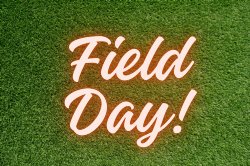 grass with text of "Field Day"